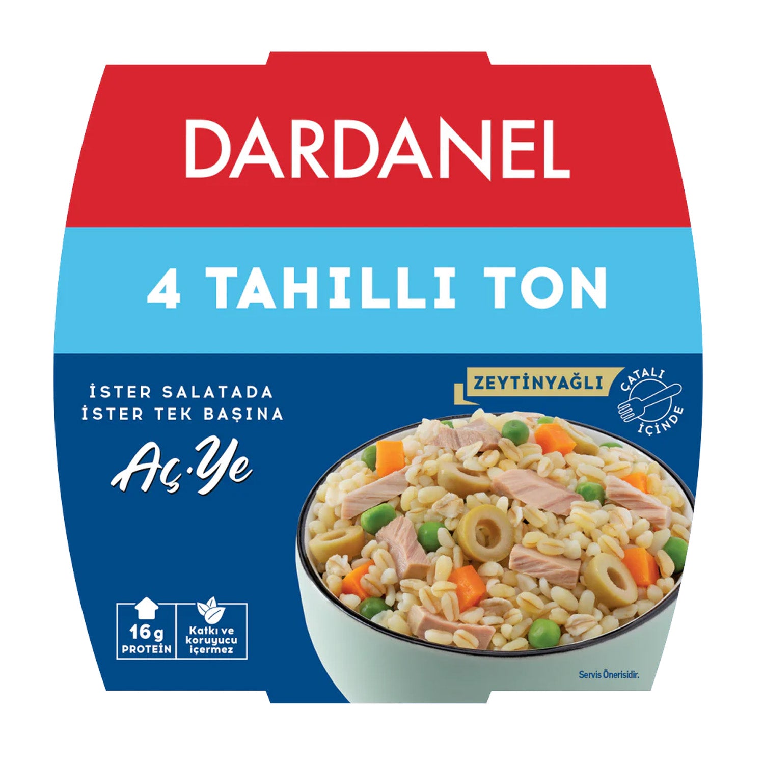 Dardanel 4 Tahıllı Ton Balıklı Salata / Tuna Salad with Four Grains – 160 g Dardanel 4 Tahıllı Ton Balıklı Salata / Tuna Salad with Four Grains – 160 g