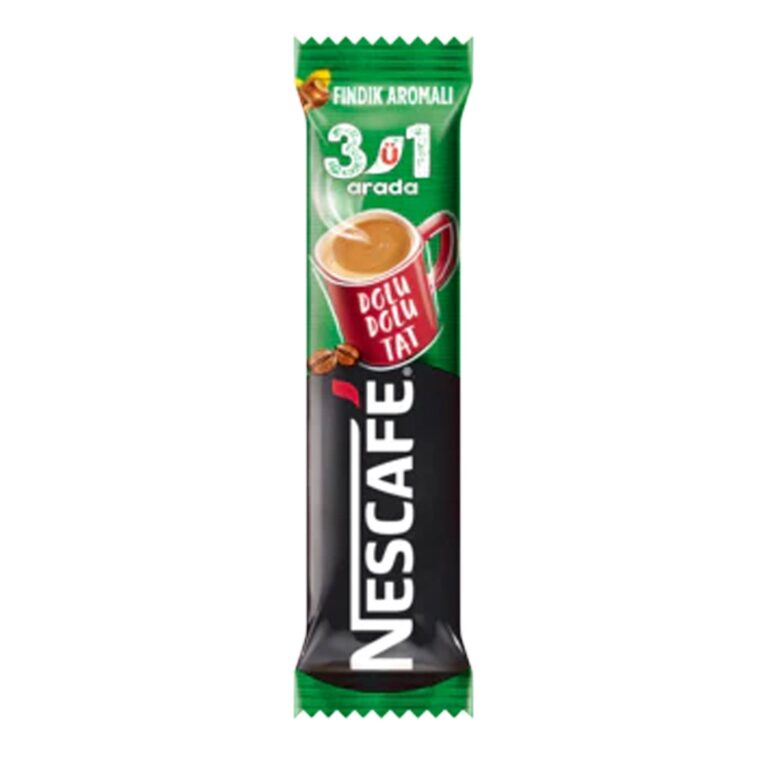Nescafe 3'ü 1 Arada Fındıklı Kahve / 3 in 1 Hazelnut Instant Coffee – 17 g