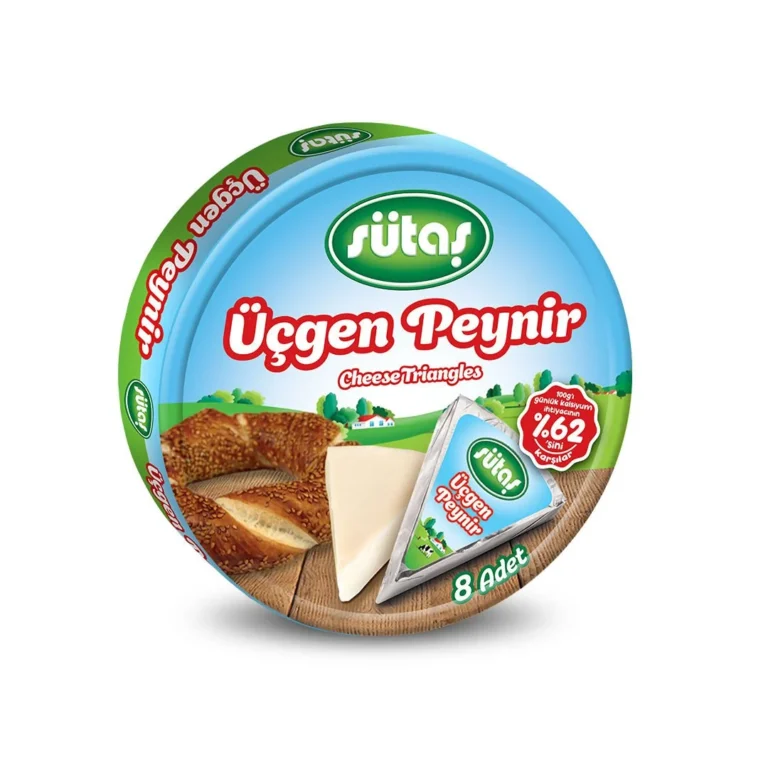 Sütaş Triangle Cheese – 8 × 12.5 g