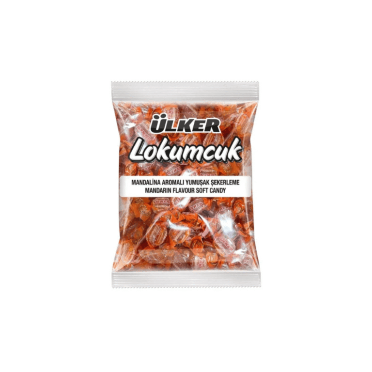 Ülker Lokumcuk Mandalina / Mandarin Soft Candy – 1 kg