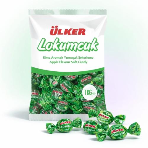 Ülker Lokumcuk Apple Soft Candy – 1 kg