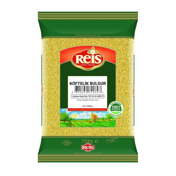 Reis İnce Köftelik Bulgur / Fine Bulgur – 2.5 kg