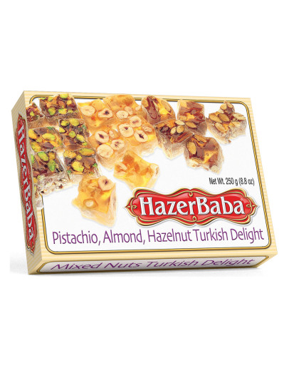 Hazerbaba Mixed Nut Turkish Delight – 250 g