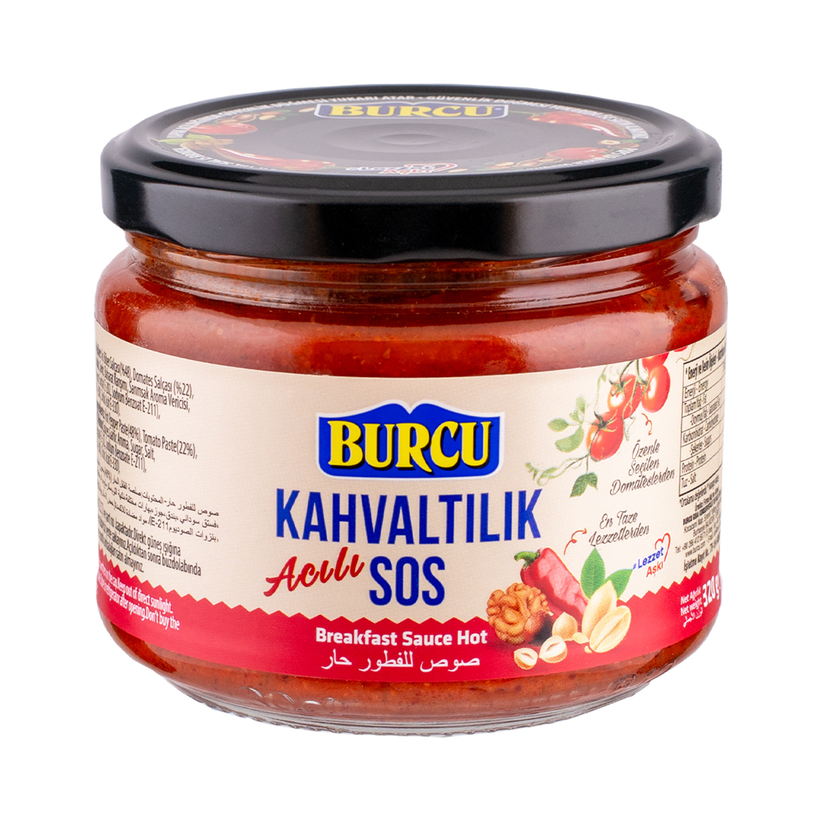 Burcu Hot Breakfast Sauce – 320 g Burcu Hot Breakfast Sauce – 320 g