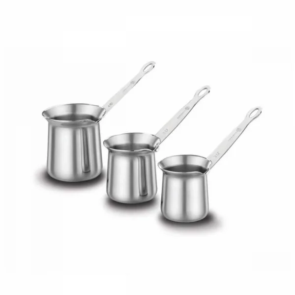 Korkmaz Steama Turkish Coffee Pot Set – 3 pieces