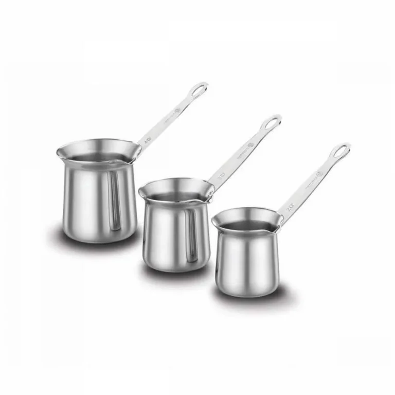 Korkmaz Steama Turkish Coffee Pot Set – 3 pieces