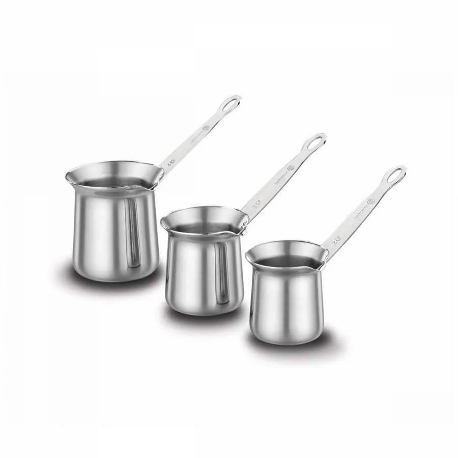 Korkmaz Steama Turkish Coffee Pot Set – 3 pieces Korkmaz Steama Turkish Coffee Pot Set – 3 pieces