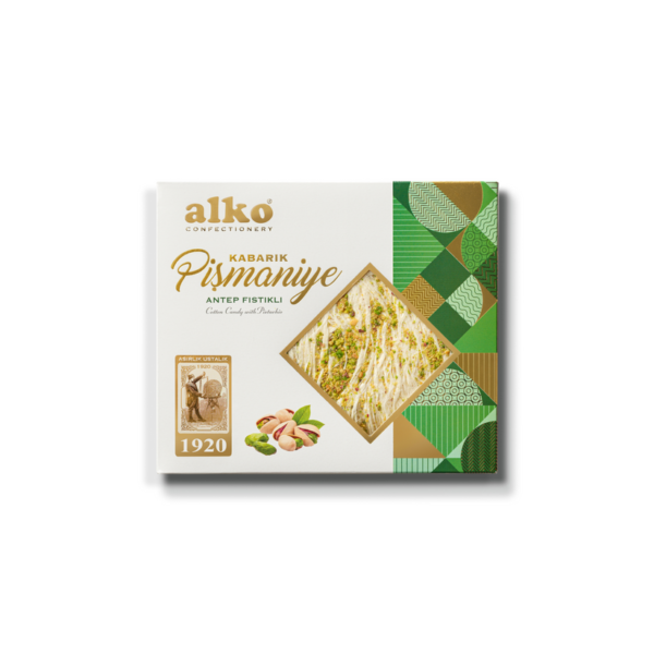Alko Antep Fıstıklı Pişmaniye / Pistachio Floss Halva – 250 g