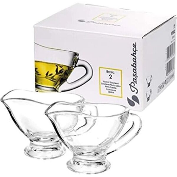 Paşabahçe Sauce Boats, Model 55002 – 2 pieces