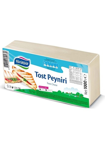 Yörüksüt Tost Kaşarı / Toast Cheese – 1 kg Yörüksüt Tost Kaşarı / Toast Cheese – 1 kg