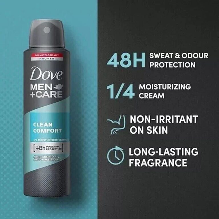 Dove Men+Care Clean Comfort Deodorant / Men+Care Clean Comfort Body Spray – 150 ml