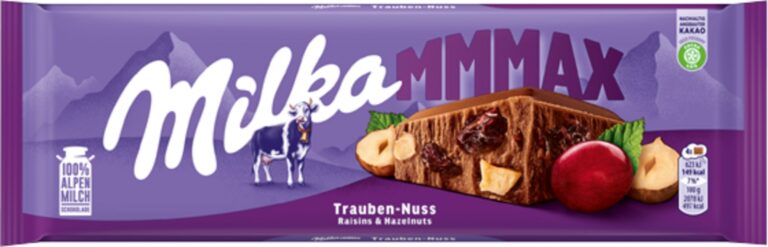 Milka Raisin & Nut Chocolate – 270 g