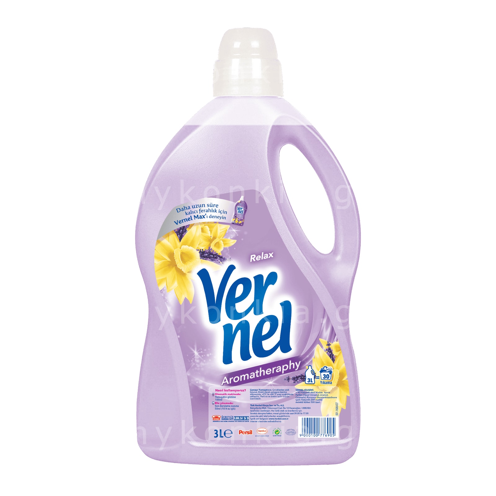 Vernel Relax Fabric Softener – 3 L Vernel Relax Fabric Softener – 3 L
