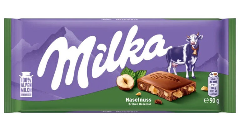 Milka Hazelnut Pieces Milk Chocolate – 90 g