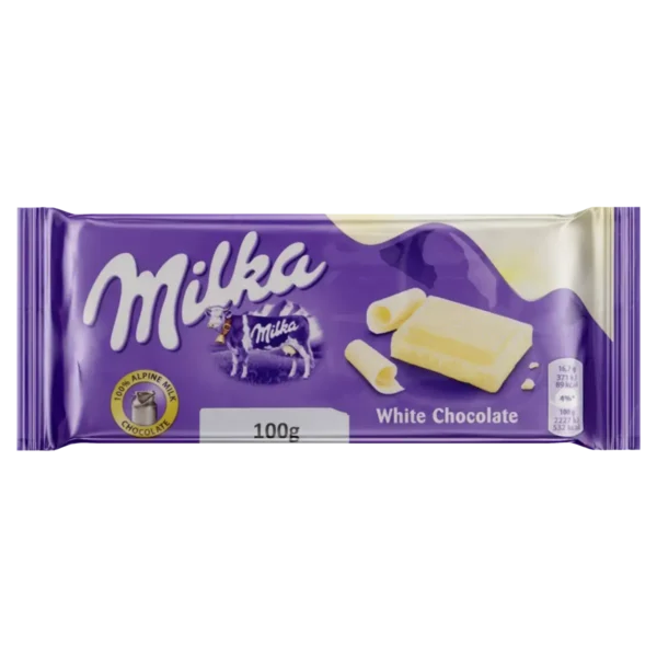 Milka White Chocolate – 100 g