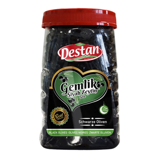 Destan Gemlik Black Olives – 1200 g
