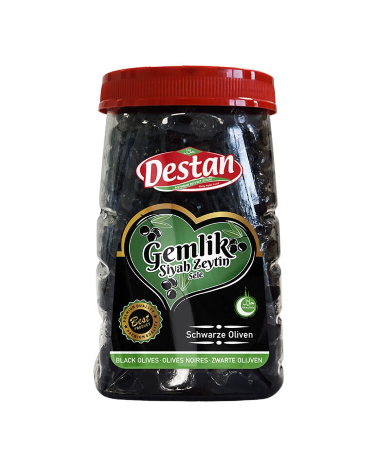 Destan Gemlik Black Olives – 1200 g