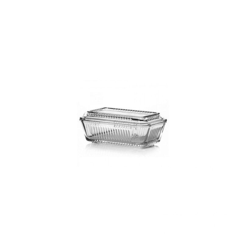 Paşabahçe Glass Butter Dish, Model 97711