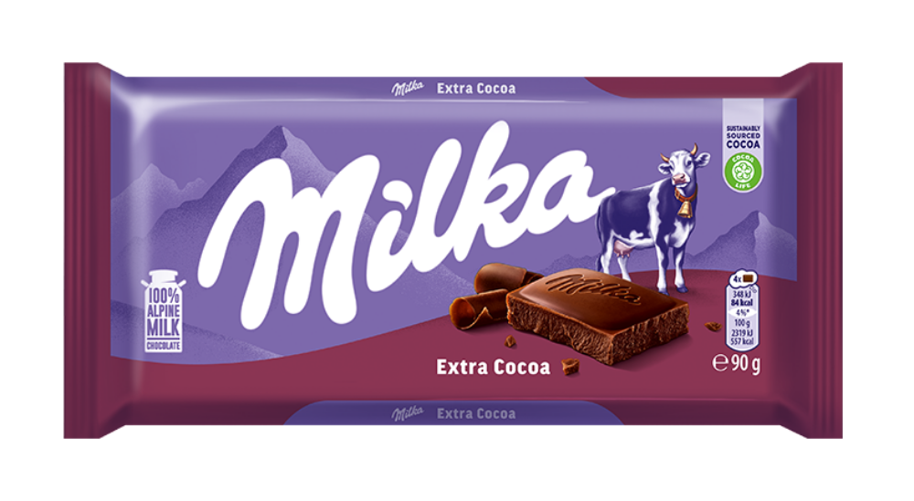 Milka Extra Dark Chocolate – 90 g Milka Extra Dark Chocolate – 90 g