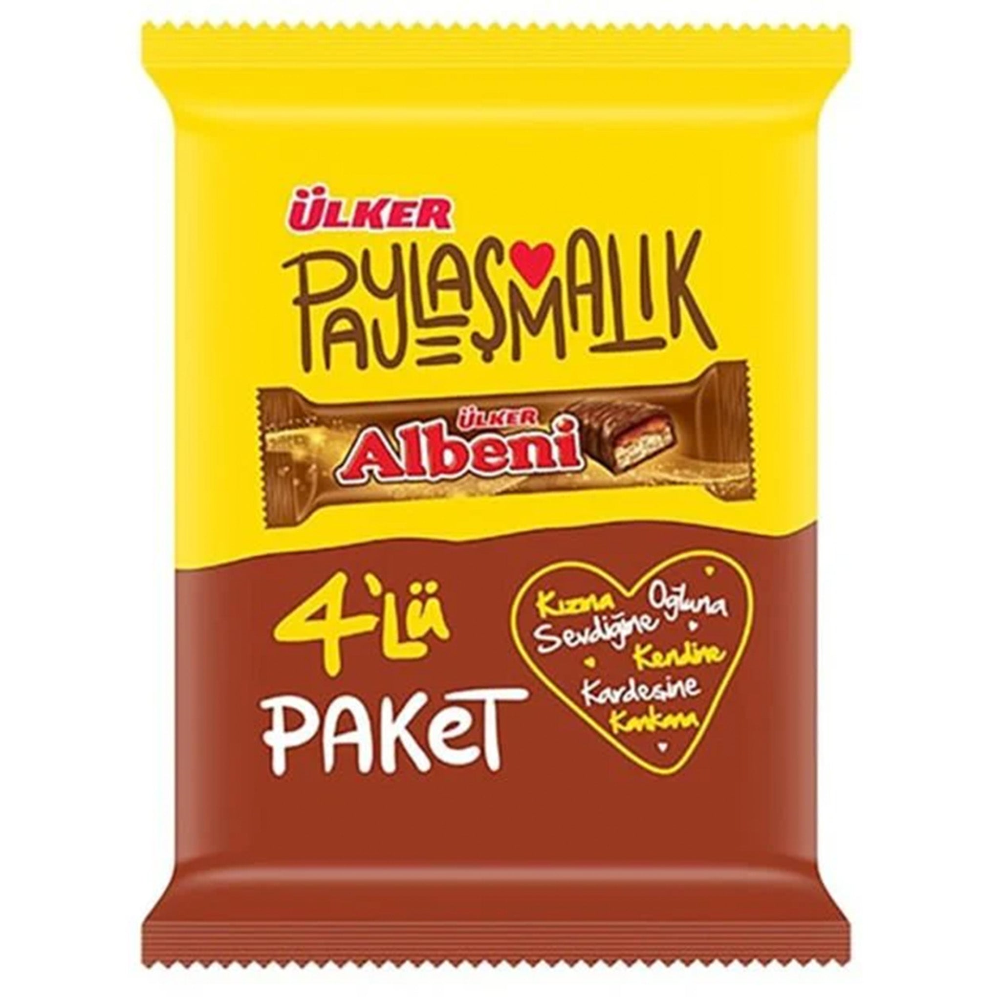Ülker Albeni Chocolate Bars – 4 × 40 g Ülker Albeni Chocolate Bars – 4 × 40 g