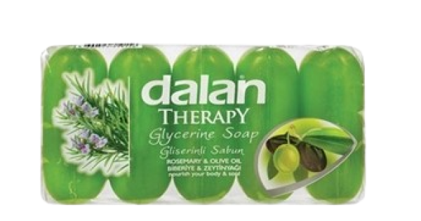 Dalan Therapy Olive Oil & Rosemary Glycerine Soap – 5 × 70 g Dalan Therapy Olive Oil & Rosemary Glycerine Soap – 5 × 70 g