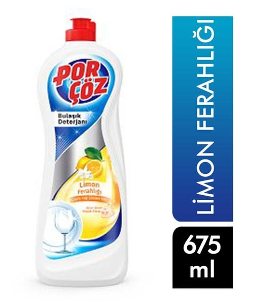 Porçöz Lemon Dish Detergent – 675 ml