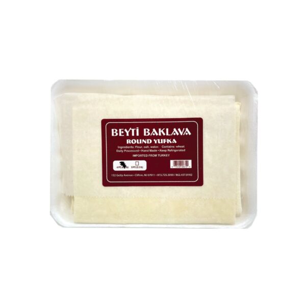 Beyti Round Yufka – 4 pieces, 1.2 lb